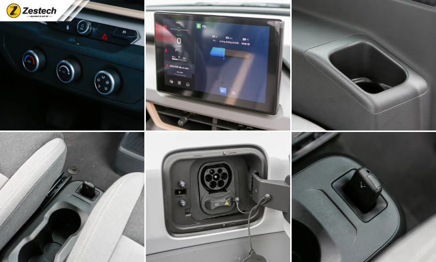 Đánh giá xe điện VinFast VF3: Thiết kế, bảng giá và thông số 8 Hệ thống giải trí và tiện ích trên xe điện VinFast VF3