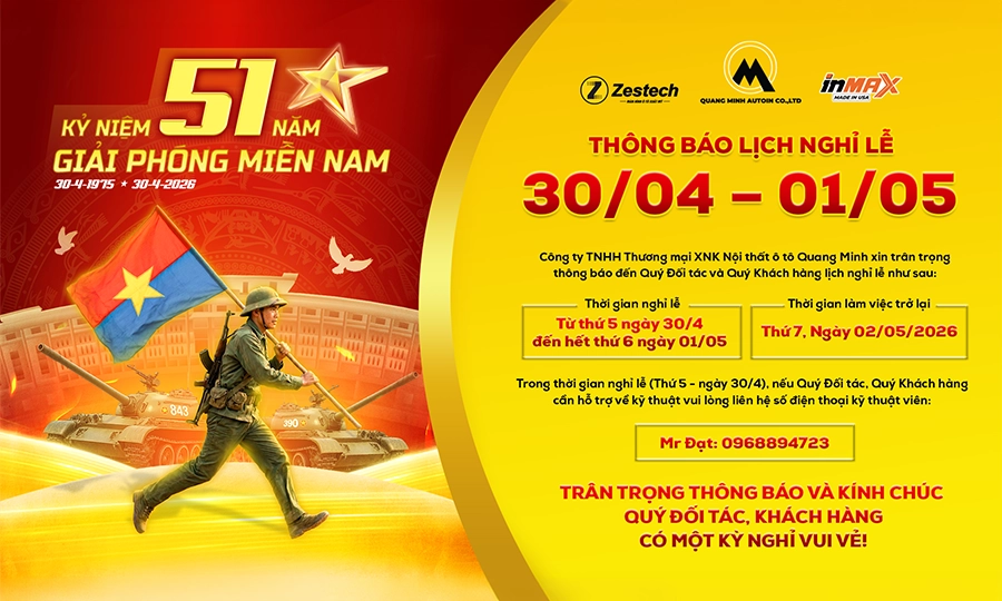 THÔNG BÁO LỊCH NGHỈ LỄ GIỖ TỔ HÙNG VƯƠNG, 30/4 VÀ 1/5 NĂM 2026 2 Lịch nghỉ lễ 30_04