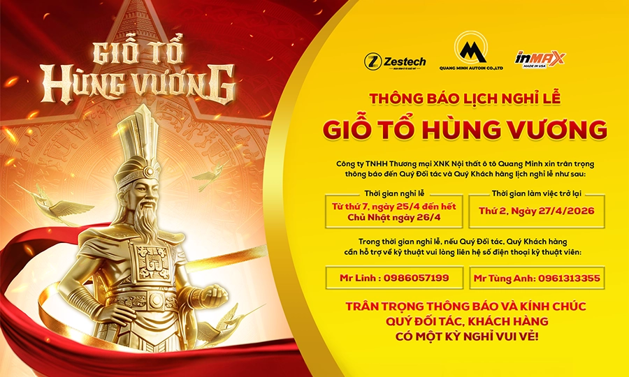 THÔNG BÁO LỊCH NGHỈ LỄ GIỖ TỔ HÙNG VƯƠNG, 30/4 VÀ 1/5 NĂM 2026 1 Lịch nghỉ lễ Giỗ Tổ