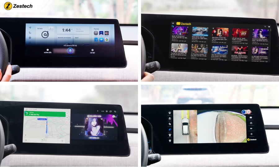 MHU là gì? Giải pháp MHU Android Zestech đột phá cho VF3, Xforce, Everest 5 MHU Android Zestech cho Mitsubishi Xforce