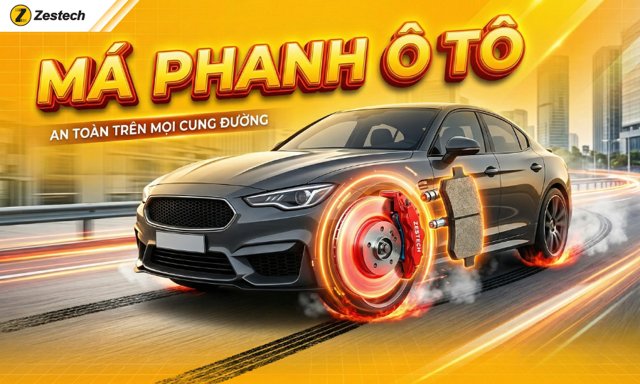 Má phanh ô tô là gì? 5 dấu hiệu cảnh báo cần thay 1 Má phanh ô tô