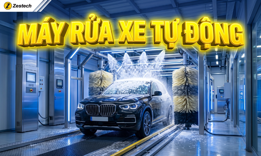 Máy rửa xe tự động: Phân loại, Báo giá & Tính năng mới nhất 2026