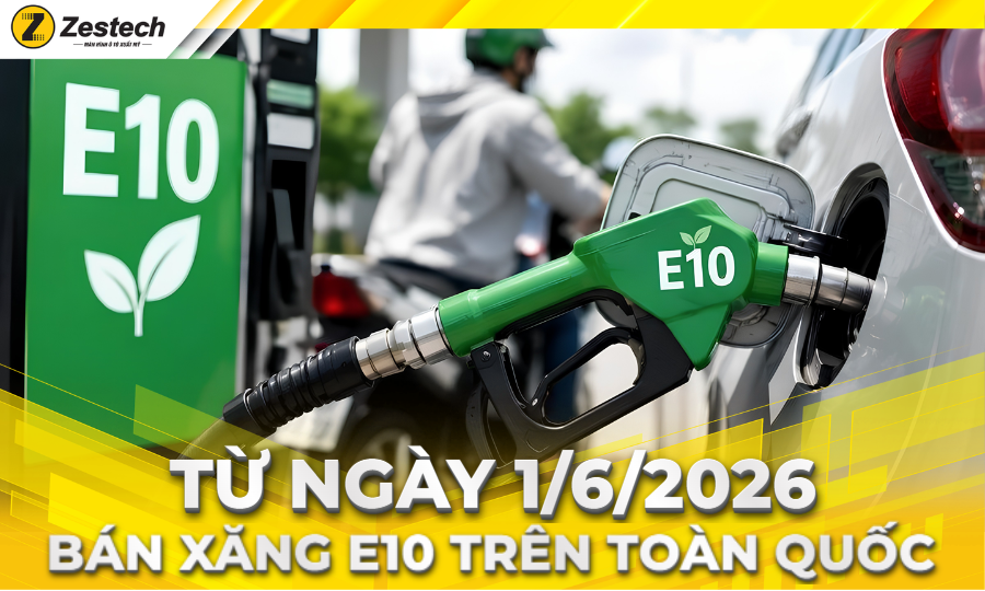 Bán xăng sinh học E10 trên toàn quốc từ 1/6/2026