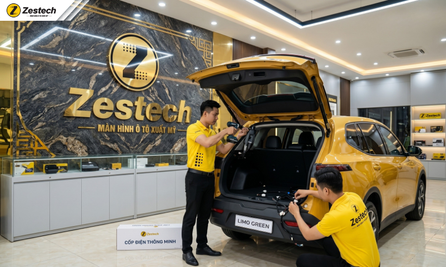 Độ cốp điện VinFast Limo Green chính hãng ZCop 8 Độ cốp điện VinFast Limo Green tại Đại lý Zestech chính hãng