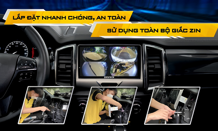Lắp đặt màn hình DVD Android ô tô tốt nhất