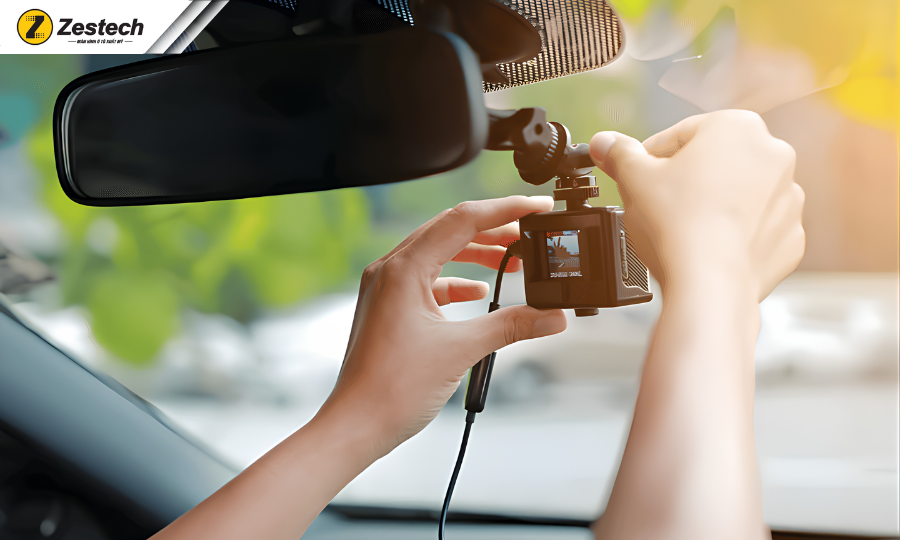 5 lưu ý khi lắp camera hành trình cho ô tô 2 Xác định vị trí lắp Camera hành trình