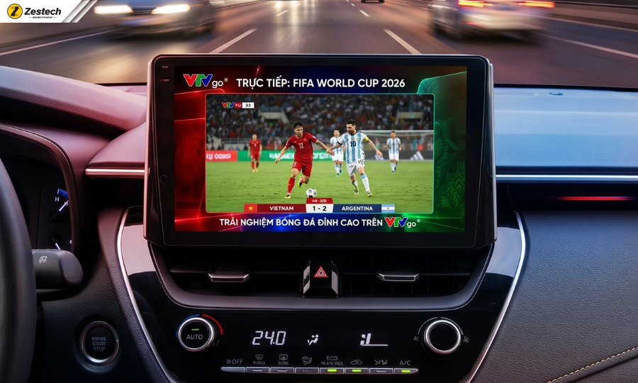 Xem World Cup ở đâu khi đang di chuyển trên ô tô?