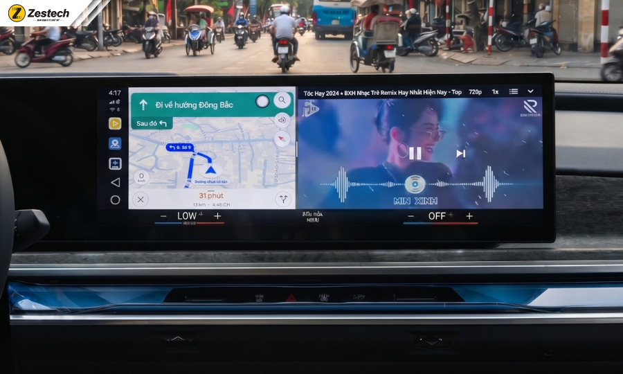 Android Box Zestech cho xe BMW 6 Trải nghiệm đa nhiệm cùng Android Box Zestech cho xe BMW