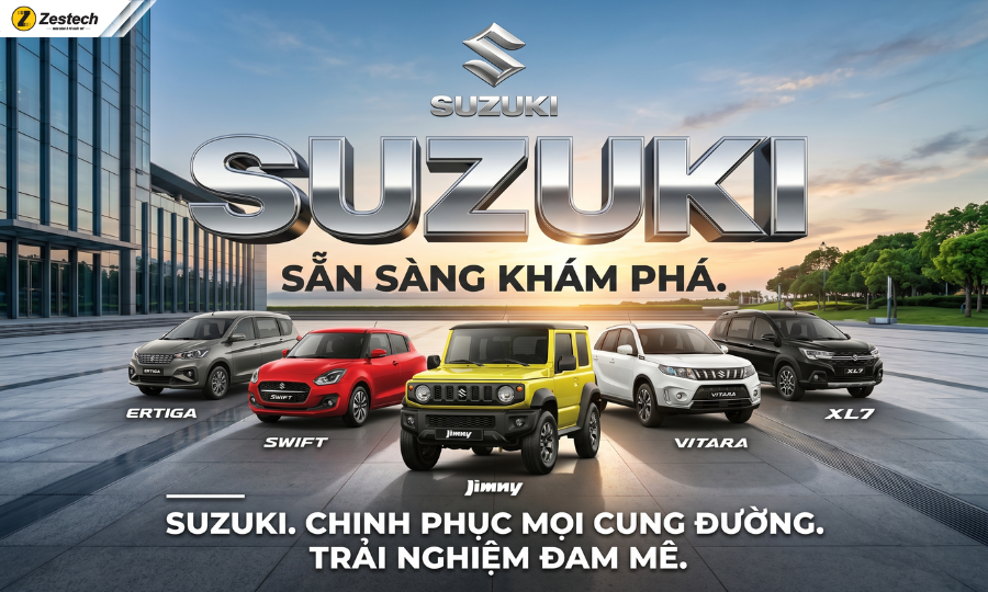 Suzuki – Top 9 các hãng xe nổi tiếng ở Việt Nam