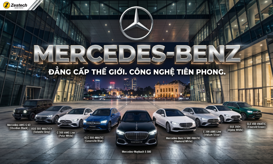 Mercedes-Benz – Top 11 các hãng xe nổi tiếng ở Việt Nam