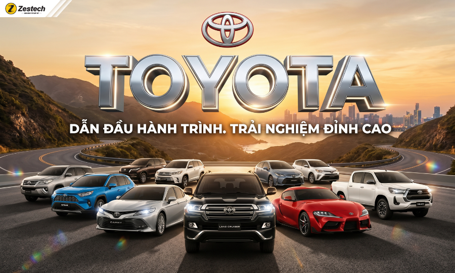 Toyota – Top 1 các hãng xe nổi tiếng ở Việt Nam