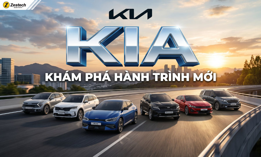 Kia – Top 3 các hãng xe nổi tiếng ở Việt Nam
