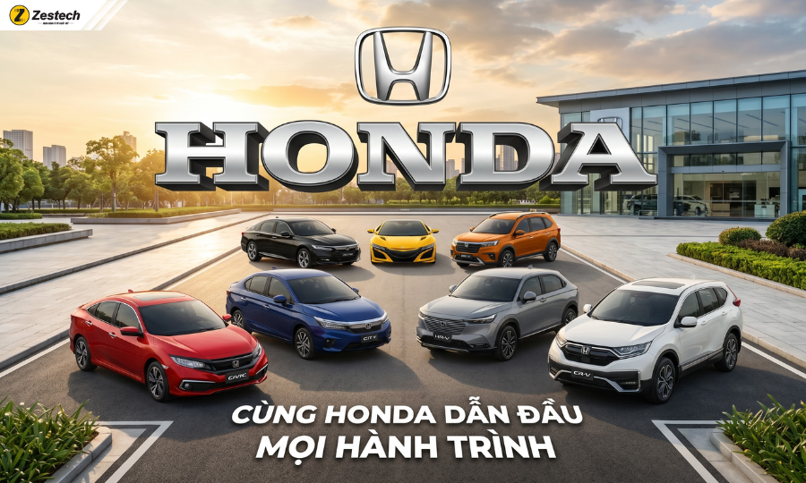 Honda – Top 4 các hãng xe nổi tiếng ở Việt Nam