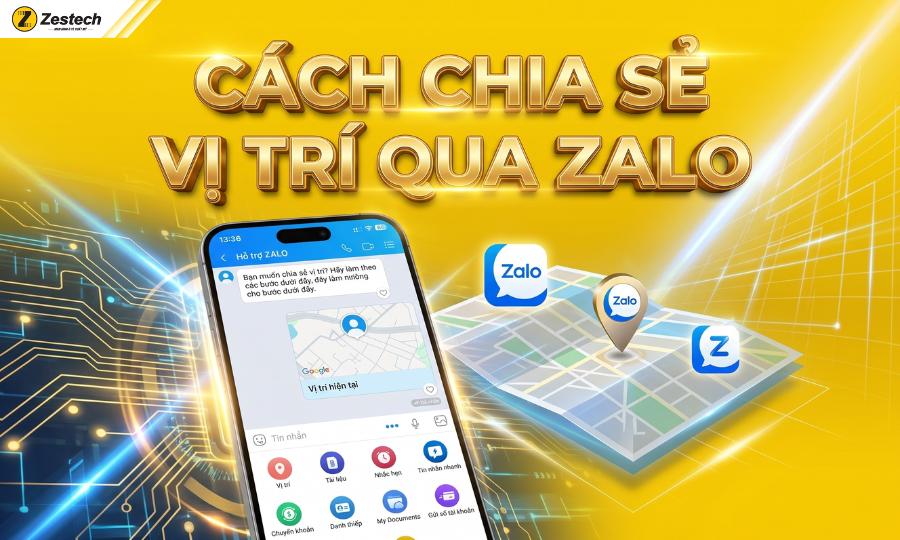 5 cách gửi định vị qua Zalo trên điện thoại, máy tính