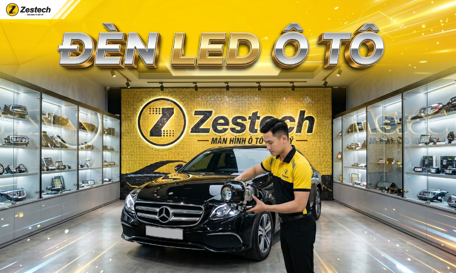 Đèn LED ô tô siêu sáng và bảng giá độ đèn mới nhất 2026