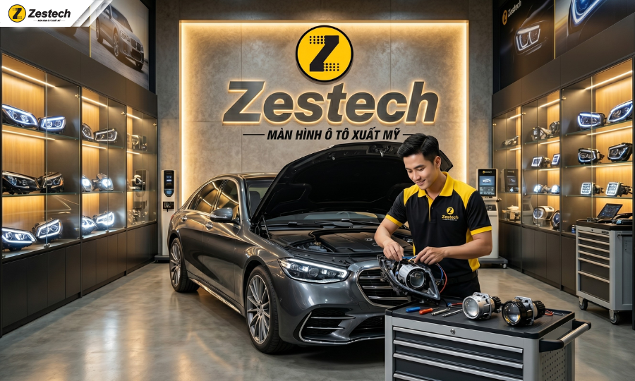 Đèn LED ô tô siêu sáng và bảng giá độ đèn mới nhất 2026 10 Zestech - Địa chỉ độ đèn LED ô tô uy tín hàng đầu