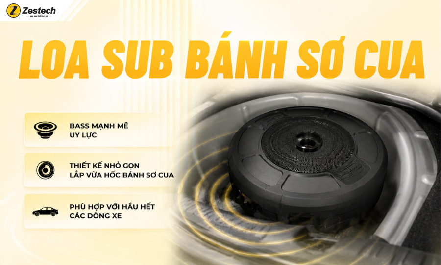 Loa sub bánh sơ cua