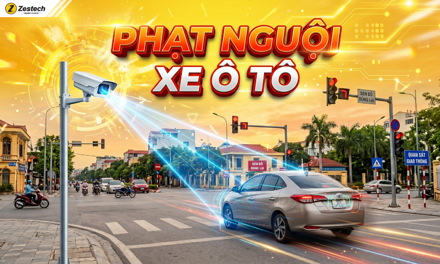 Phạt nguội là gì? 4 tính năng cảnh báo phạt nguội từ Zestech