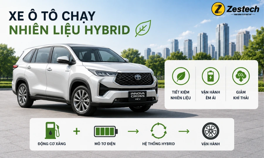 Các loại nhiên liệu ô tô phổ biến hiện nay 6 Xe ô tô chạy nhiên liệu Hybrid