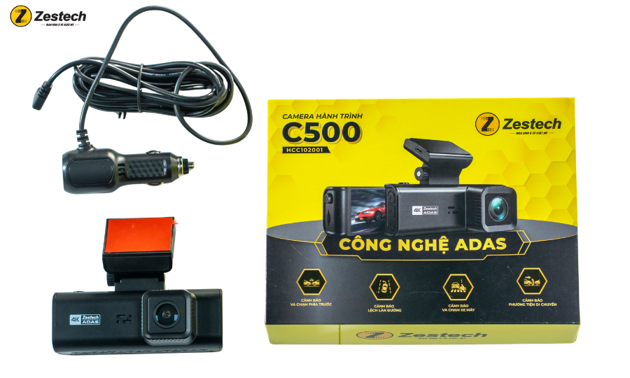 Lắp camera hành trình ô tô đơn giản với 6 bước 11 Bộ sản phẩm Camera hành trình C500 ADAS