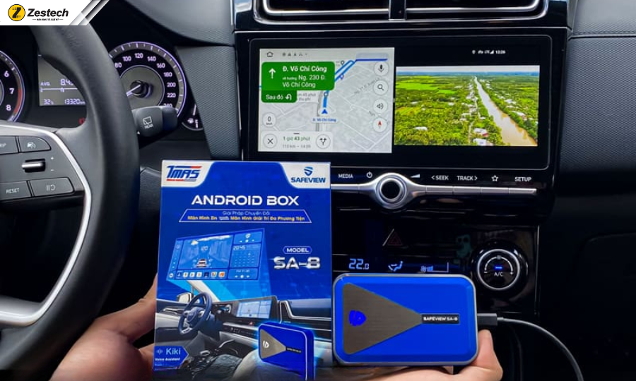 So sánh 5 dòng Android Box ô tô chính hãng 2026 15 Trải nghiệm đa nhiệm trên Android Box ô tô chính hãng Safeview SA-8