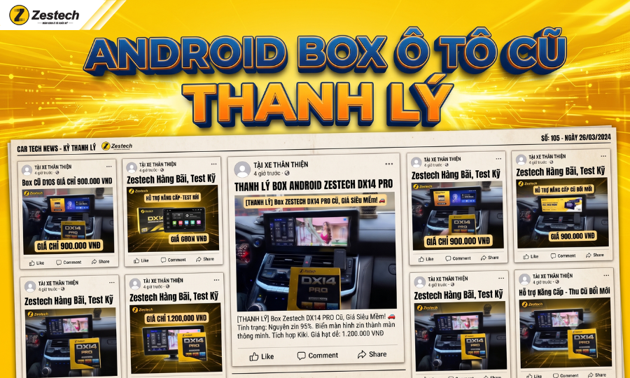 Android Box ô tô cũ thanh lý: Có nên mua không?