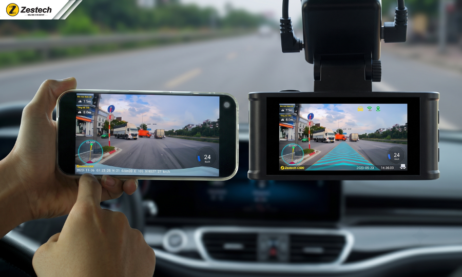 Hướng dẫn kết nối camera hành trình với điện thoại trong 3 bước 1 Sử dụng camera hành trình kết nối điện thoại mang lại nhiều tiện ích vượt trội