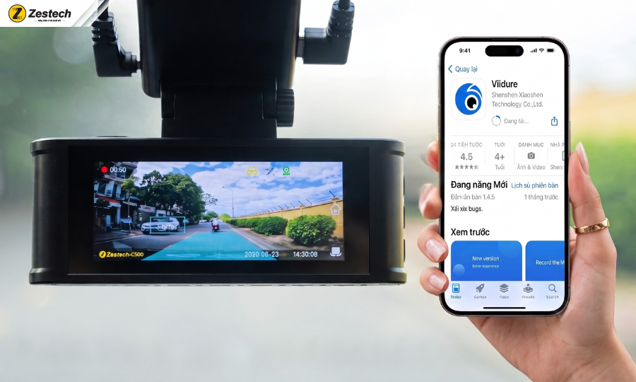 Hướng dẫn kết nối camera hành trình với điện thoại trong 3 bước 2 Bước 1: Tải và cài đặt ứng dụng quản lý camera trên điện thoại