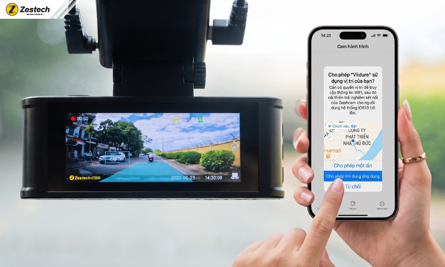 Hướng dẫn kết nối camera hành trình với điện thoại trong 3 bước 3 Bước 2: Bật tính năng phát Wifi trên camera hành trình