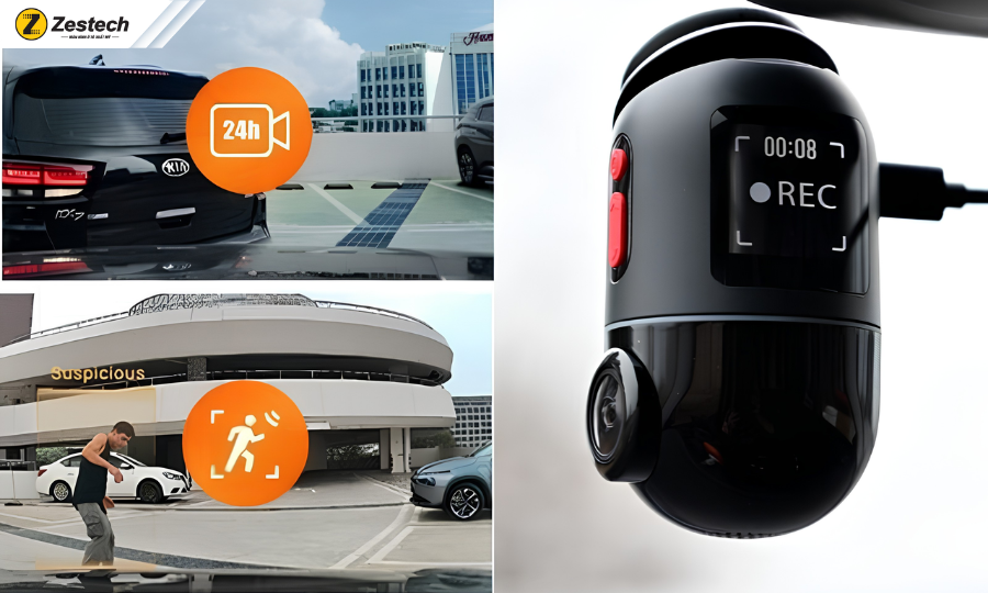 Camera ô tô không dây là gì? Top 5 camera hành trình wifi đáng mua 10 Tính năng an toàn trên camera ô tô không dây 70mai Dash Cam Omni