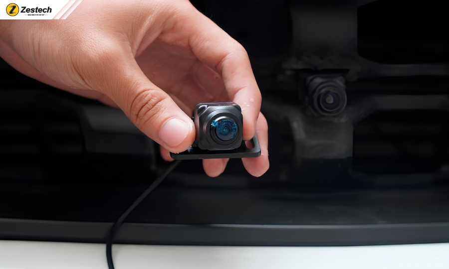 Hướng dẫn lắp màn hình liền camera 360. Những lưu ý cần biết 7 Lắp màn hình liền Camera 360 cần khoét lỗ lắp đặt