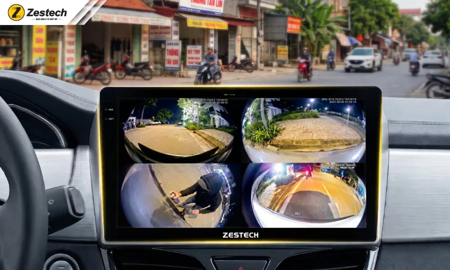 Màn hình liền camera 360-Tắt máy ghi hình