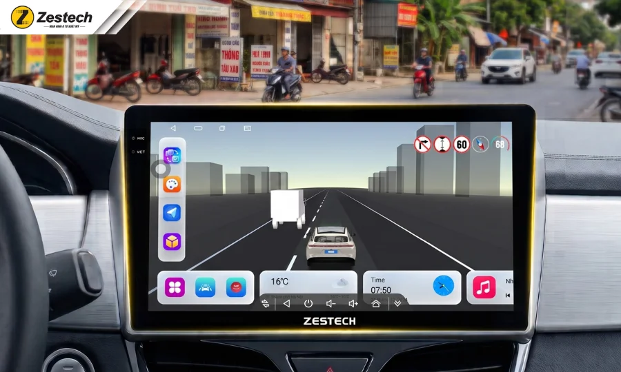 Màn hình liền camera 360 Zestech ZX ADAS-Công nghệ AI ADAS