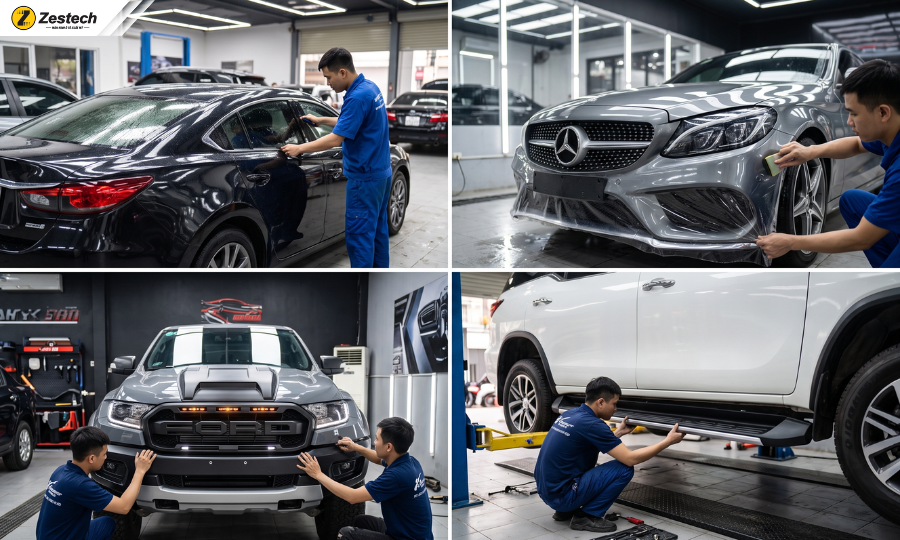 Nhóm phụ kiện ô tô ngoại thất