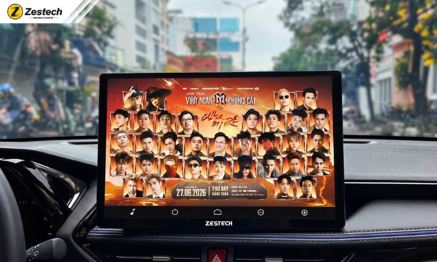Hướng dẫn từ A-Z cách dùng các tính năng màn hình Android ô tô 2026 6 Tính năng màn hình Android ô tô-giải trí
