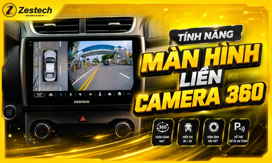 Màn hình liền cam360 là gì? Tính năng màn hình liền camera 360