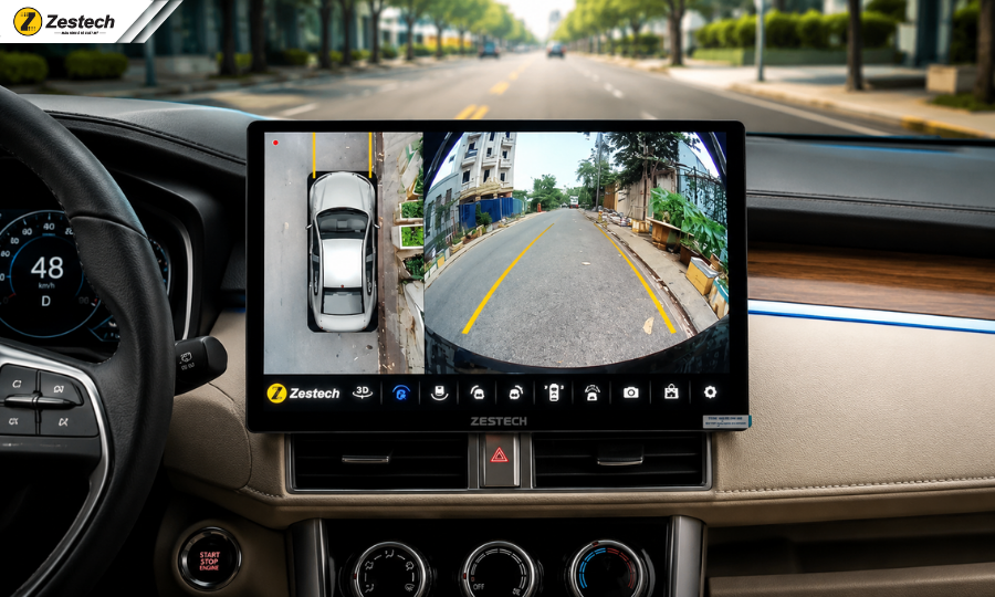 Màn hình liền cam360 là gì? Tính năng màn hình liền camera 360 10 Màn hình liền Camera 360 Zestech ZT13inch
