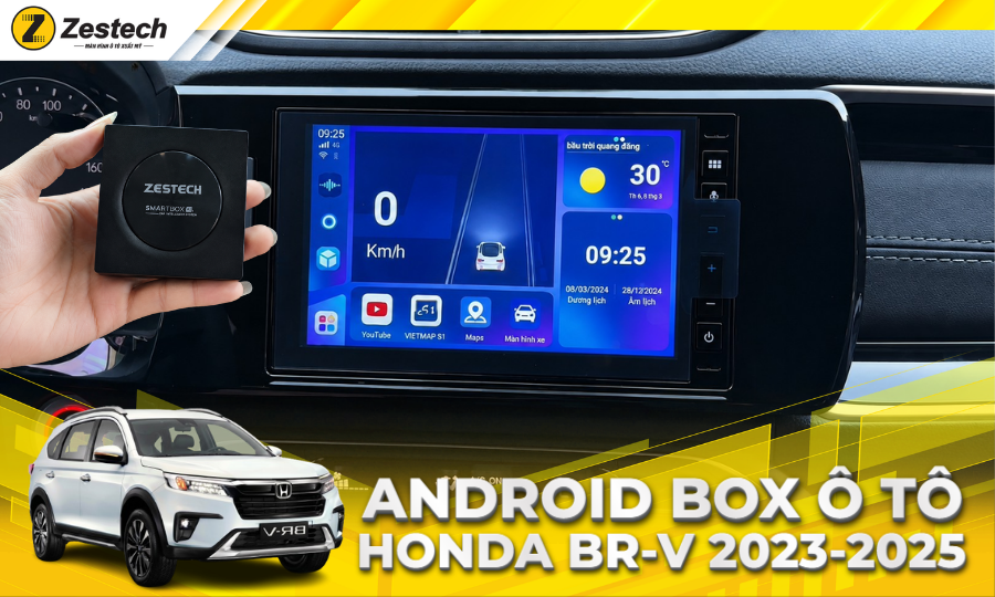Android Box cho Honda BR-V 2023-2025 chính hãng Zestech