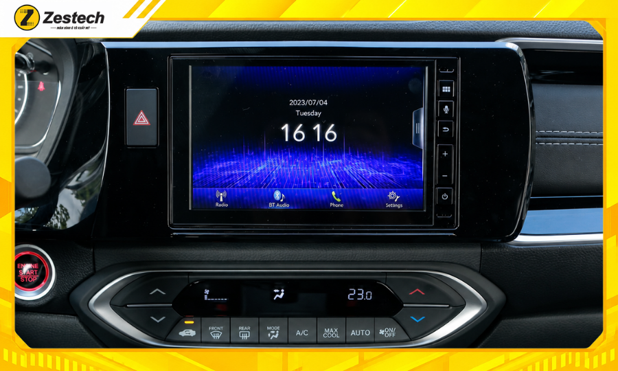 Màn hình zin xe Honda BR-V 2023. 2024. 2025 còn nhiều hạn chế