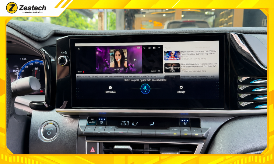 Android Box cho xe Toyota Camry - Ra lệnh kiểm tra phạt nguội