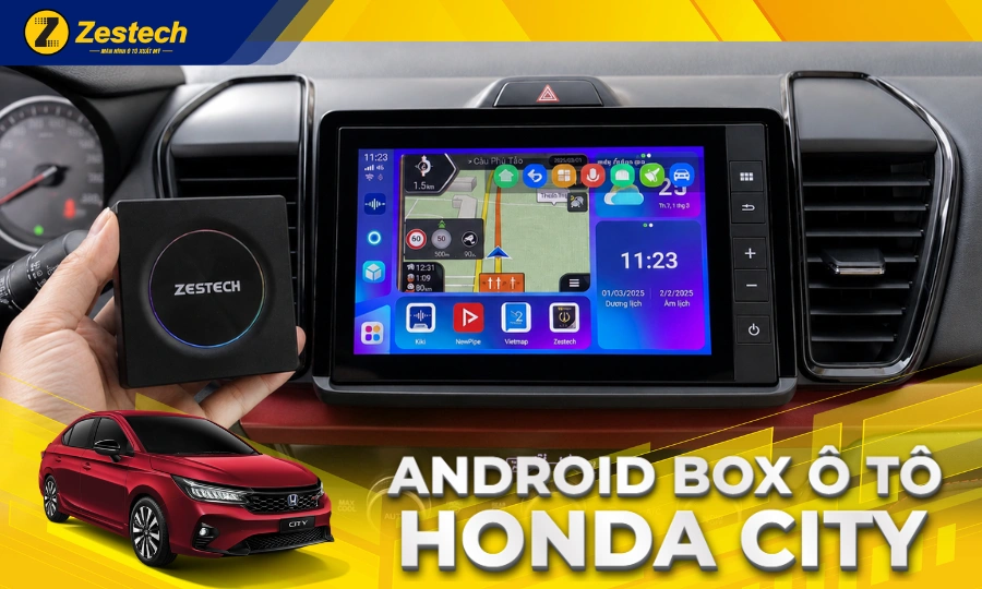 Android Box ô tô cho Honda City