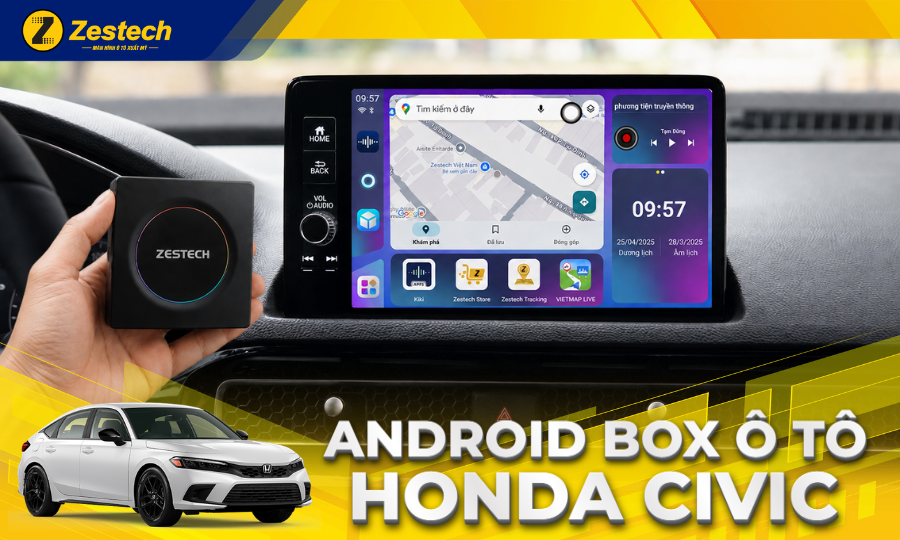 Android Box ô tô cho Honda Civic