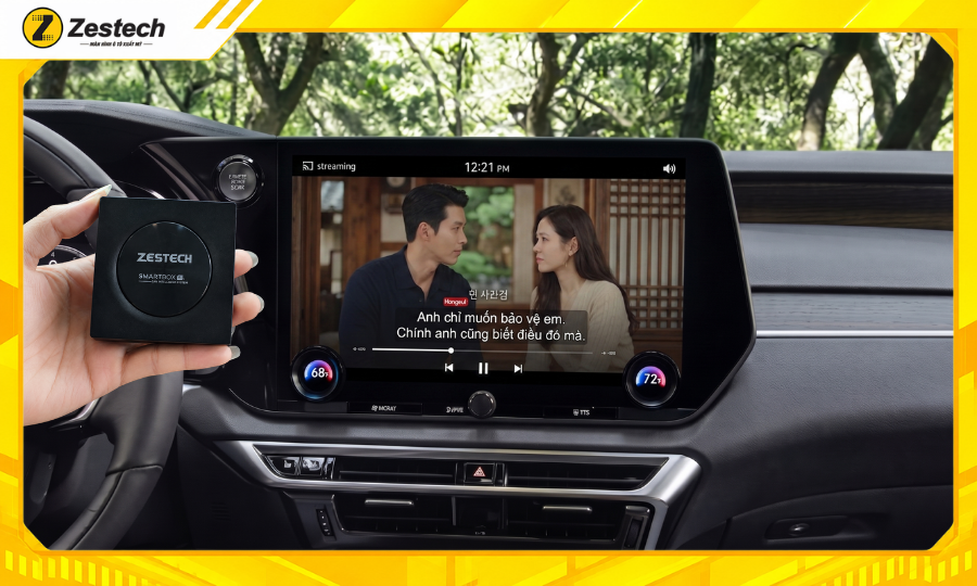 Android Box ô tô cho Lexus RX350 4 Xem phim ngay trên màn zin nhờ trang bị Android Box ô tô cho Lexus RX350