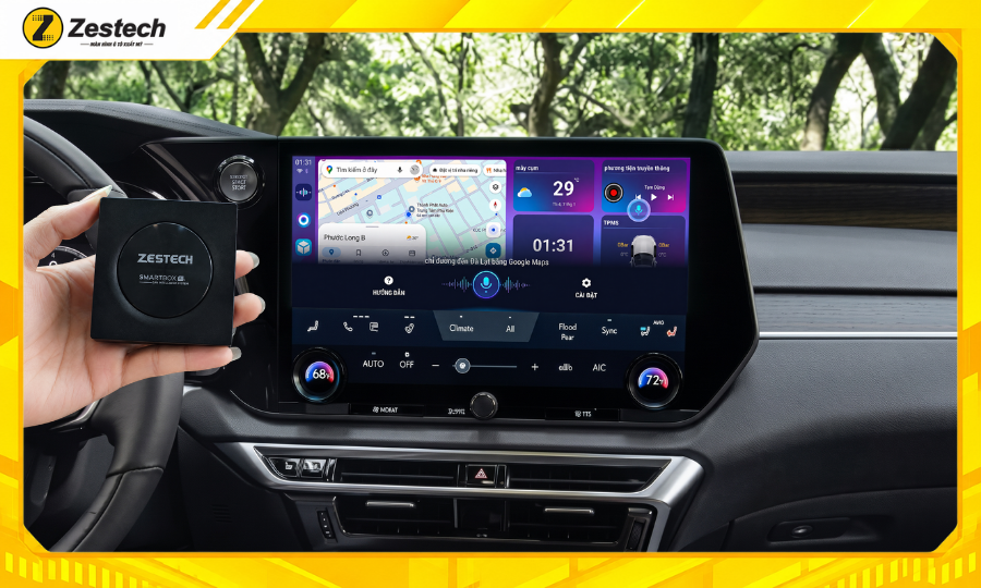 Android Box ô tô cho Lexus RX350 5 Android Box ô tô cho Lexus RX350 tích hợp trợ lý ảo AI KIKI