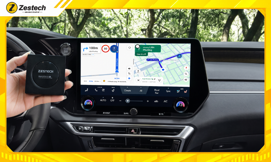 Android Box ô tô cho Lexus RX350 9 Android Box ô tô cho Lexus RX350 hỗ trợ đa nhiệm