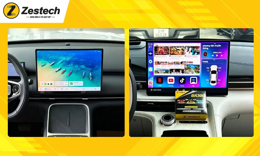Android Box ô tô cho xe Geely EX5