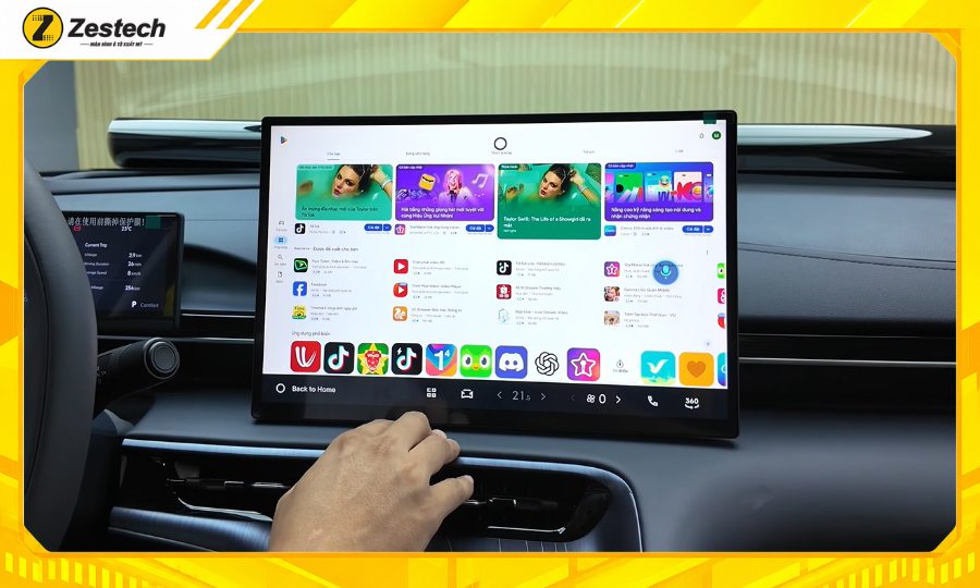 Android Box ô tô cho xe Geely EX5