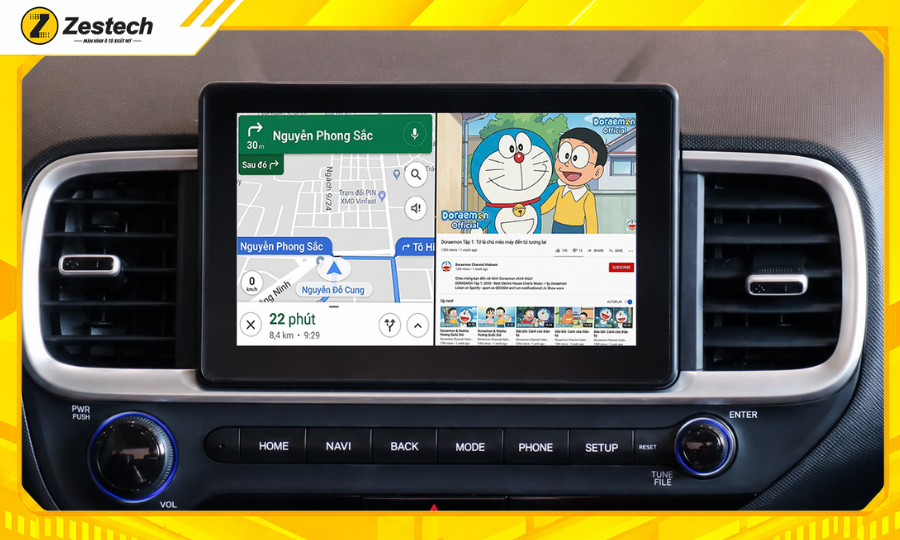 Android Box ô tô cho xe Hyundai Venue 2023-2025 6 Android Box ô tô cho xe Hyundai Venue 2023-2025 - Cấu hình mạnh mẽ, chạy đa nhiệm mượt mà