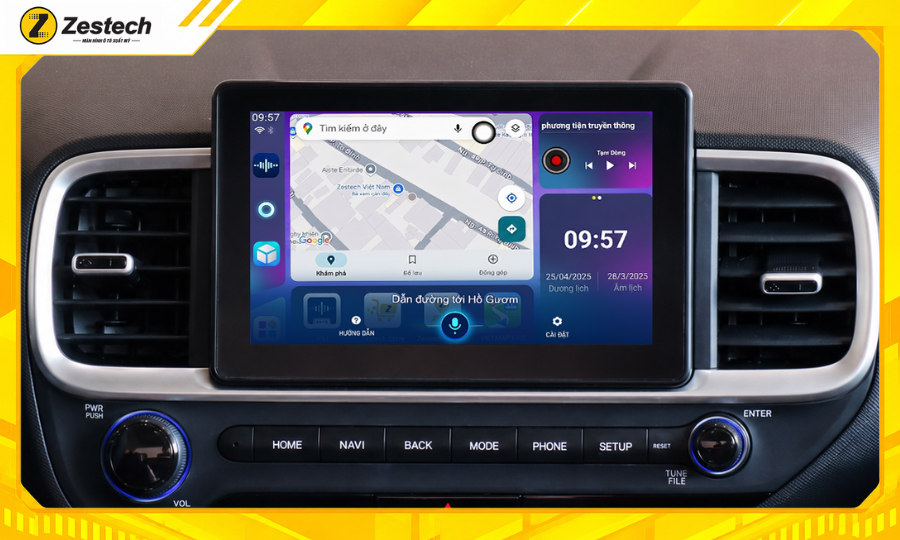Android Box ô tô cho xe Hyundai Venue 2023-2025 5 Android Box ô tô cho xe Hyundai Venue 2023-2025 ra lệnh giọng nói mở mọi tác vụ