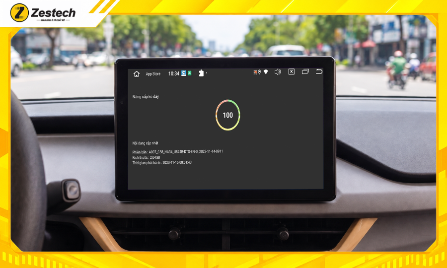 Android Box ô tô cho xe VF3 - Cập nhật OTA